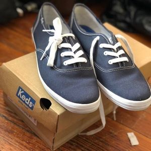 Keds champion navy canvas sneakers